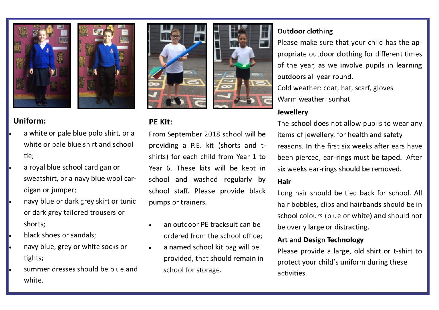 Uniform Mersey Park Primary School